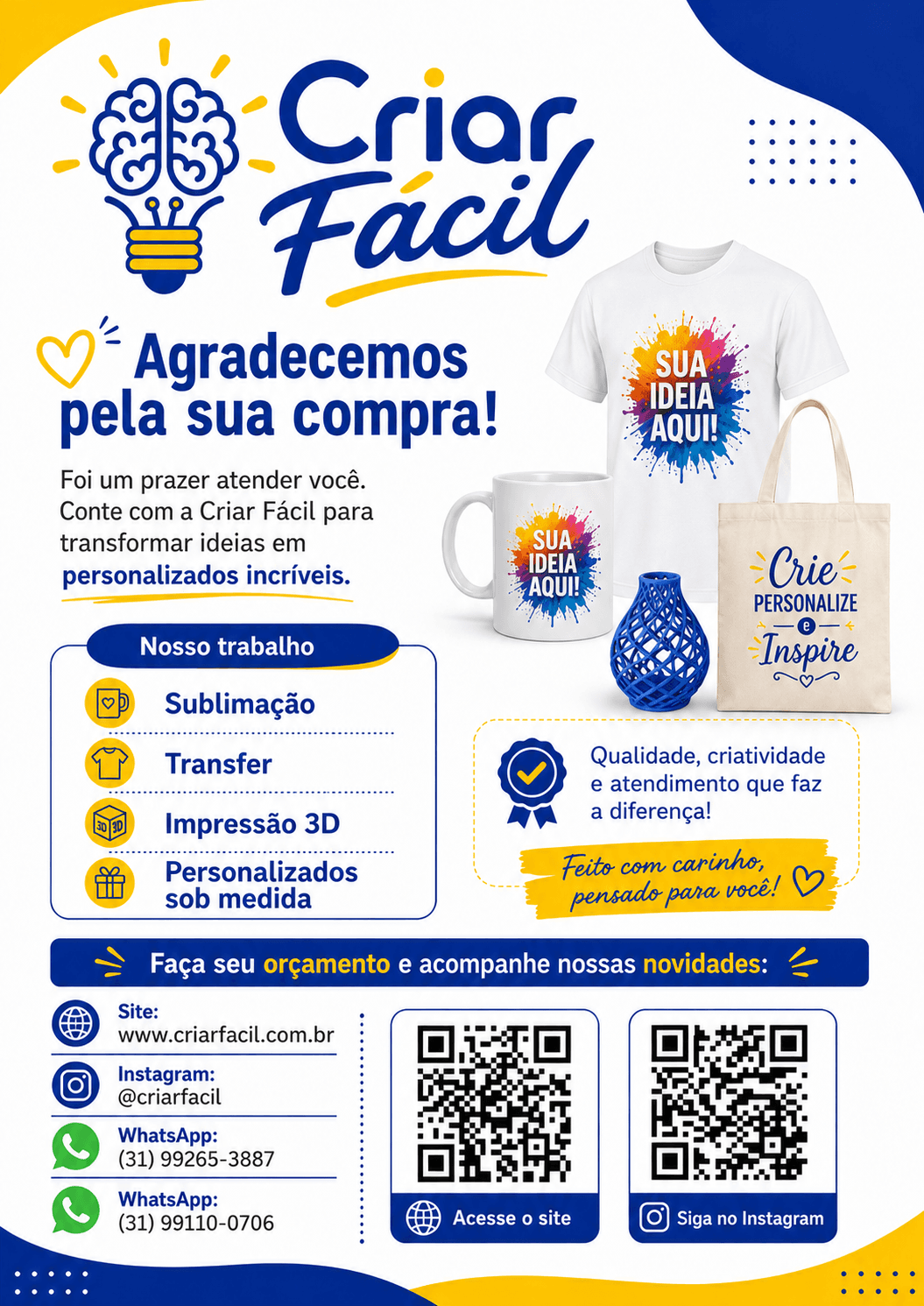 Projeto personalizado sob medida